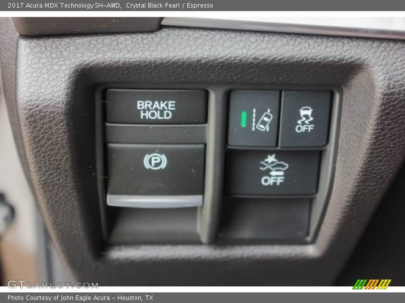 Crystal Black Pearl / Espresso 2017 Acura MDX Technology SH-AWD