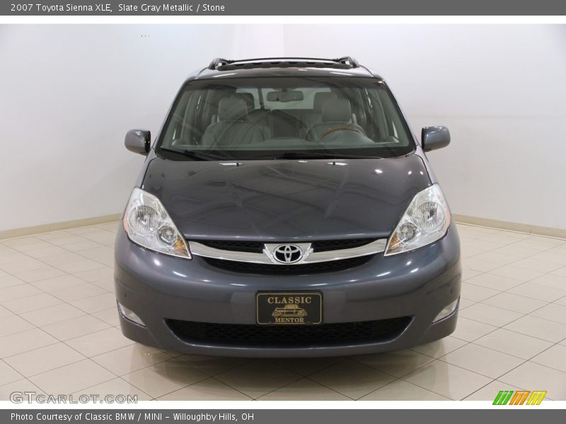 Slate Gray Metallic / Stone 2007 Toyota Sienna XLE