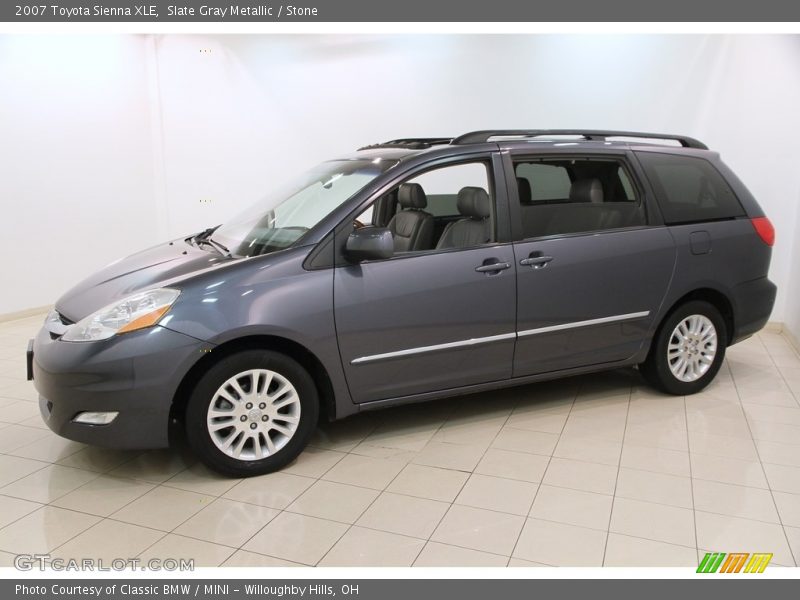 Slate Gray Metallic / Stone 2007 Toyota Sienna XLE