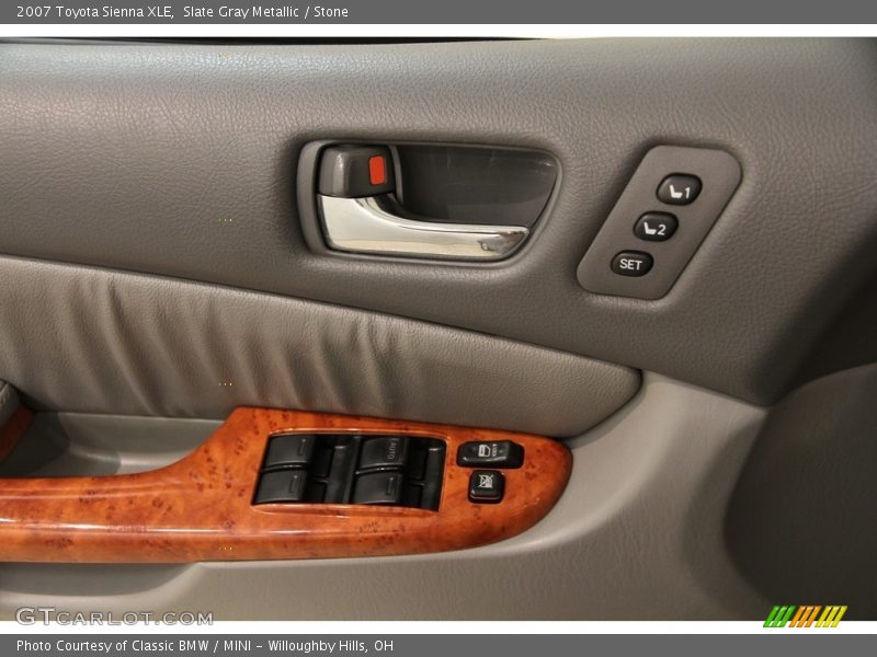 Slate Gray Metallic / Stone 2007 Toyota Sienna XLE
