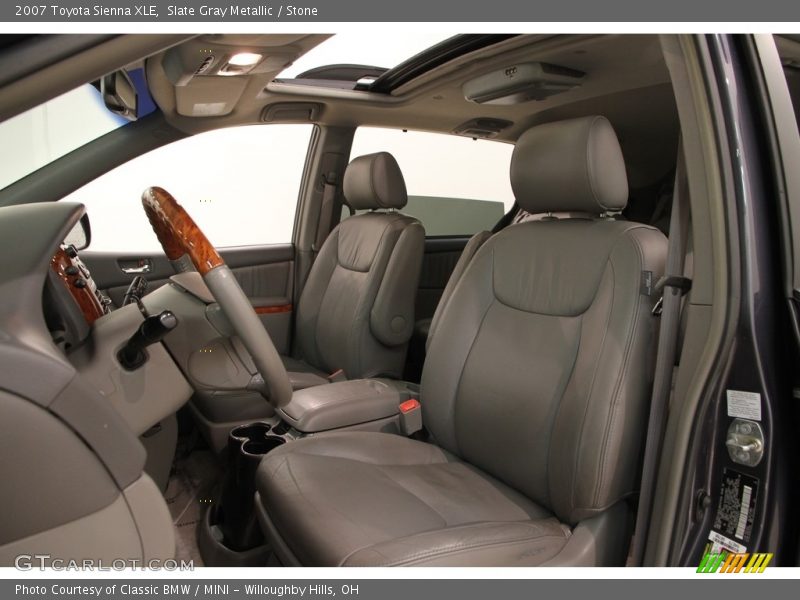Slate Gray Metallic / Stone 2007 Toyota Sienna XLE