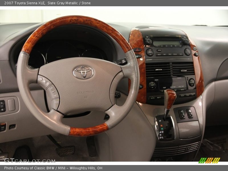 Slate Gray Metallic / Stone 2007 Toyota Sienna XLE