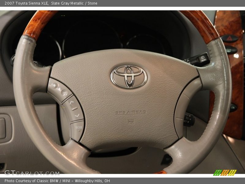 Slate Gray Metallic / Stone 2007 Toyota Sienna XLE