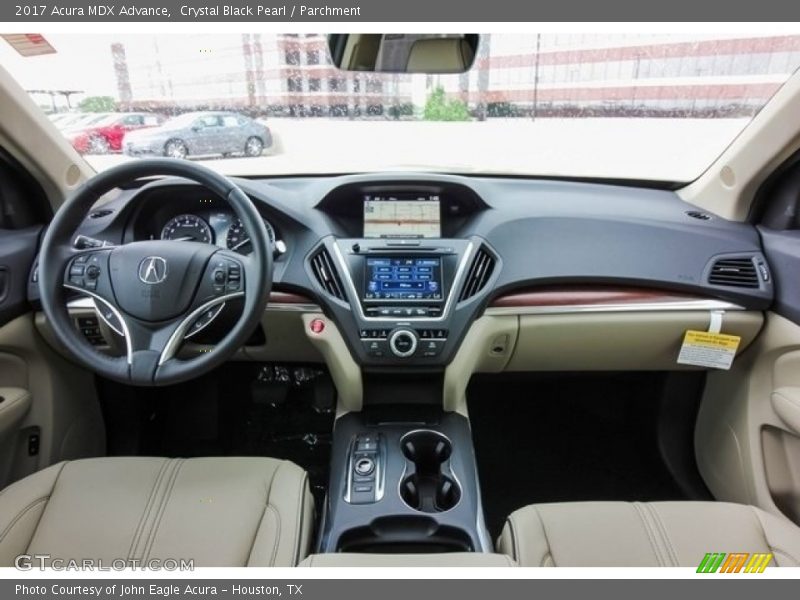 Crystal Black Pearl / Parchment 2017 Acura MDX Advance