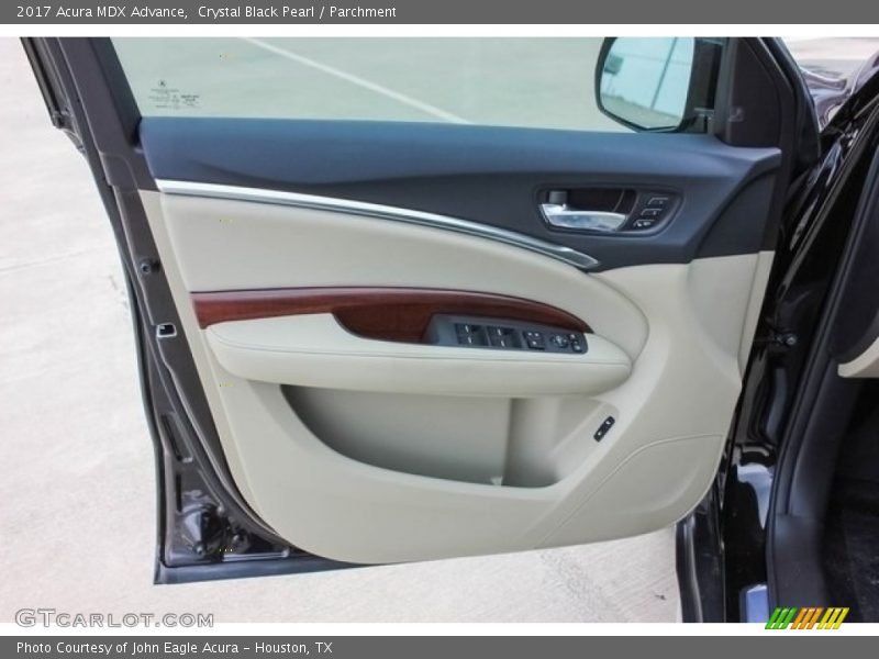 Crystal Black Pearl / Parchment 2017 Acura MDX Advance