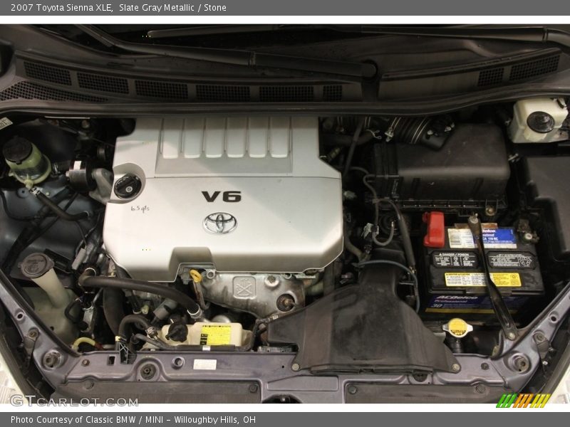 Slate Gray Metallic / Stone 2007 Toyota Sienna XLE