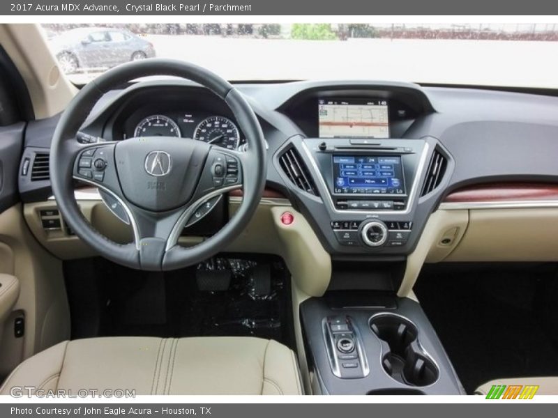Crystal Black Pearl / Parchment 2017 Acura MDX Advance