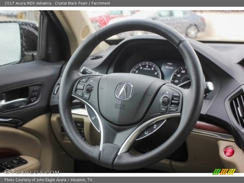 Crystal Black Pearl / Parchment 2017 Acura MDX Advance