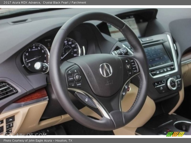 Crystal Black Pearl / Parchment 2017 Acura MDX Advance