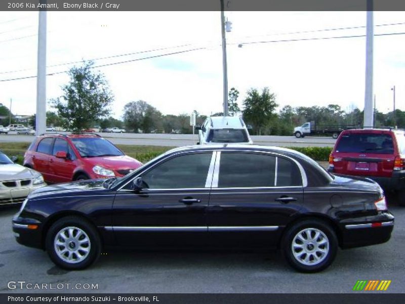 Ebony Black / Gray 2006 Kia Amanti