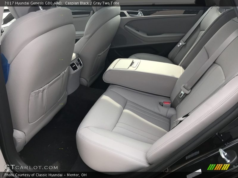Rear Seat of 2017 Genesis G80 AWD