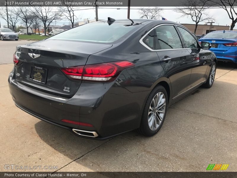 Himalayan Gray / Black Monotone 2017 Hyundai Genesis G80 AWD