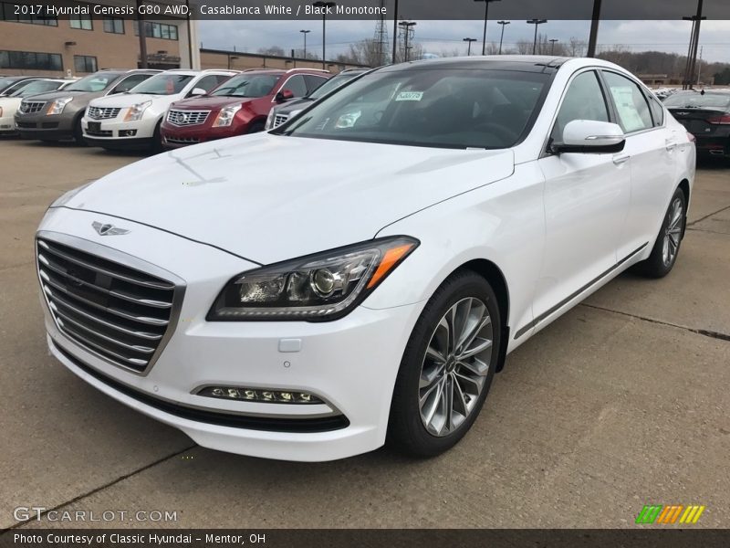 Front 3/4 View of 2017 Genesis G80 AWD