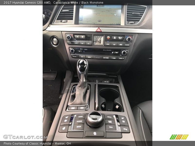 Casablanca White / Black Monotone 2017 Hyundai Genesis G80 AWD