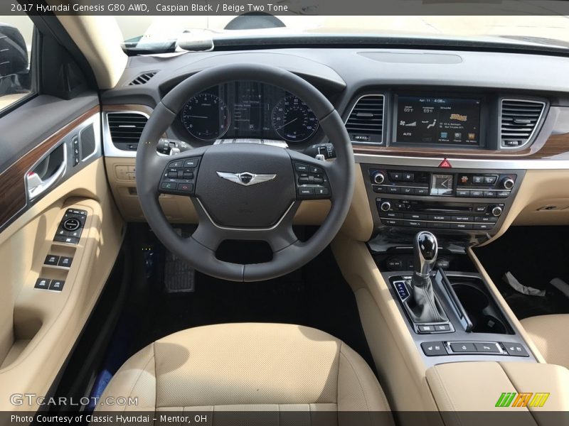 Dashboard of 2017 Genesis G80 AWD