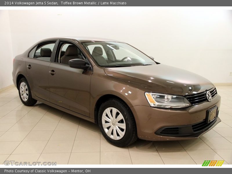 Toffee Brown Metallic / Latte Macchiato 2014 Volkswagen Jetta S Sedan