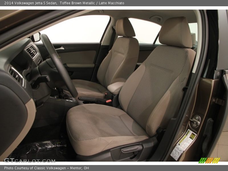 Toffee Brown Metallic / Latte Macchiato 2014 Volkswagen Jetta S Sedan