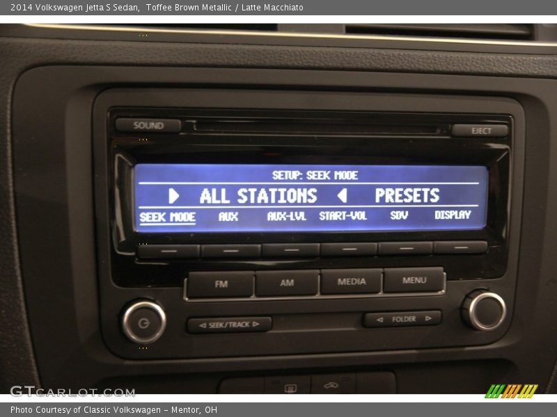 Toffee Brown Metallic / Latte Macchiato 2014 Volkswagen Jetta S Sedan