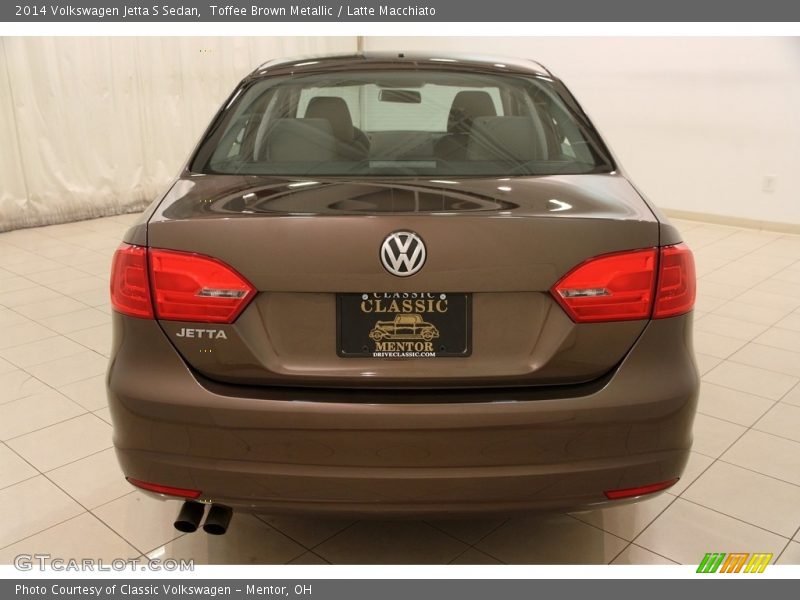 Toffee Brown Metallic / Latte Macchiato 2014 Volkswagen Jetta S Sedan