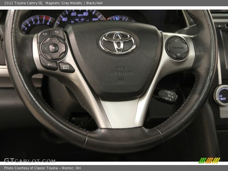 Magnetic Gray Metallic / Black/Ash 2012 Toyota Camry SE