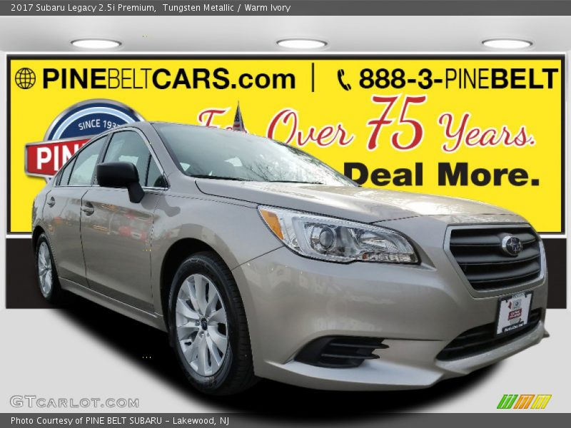 Tungsten Metallic / Warm Ivory 2017 Subaru Legacy 2.5i Premium