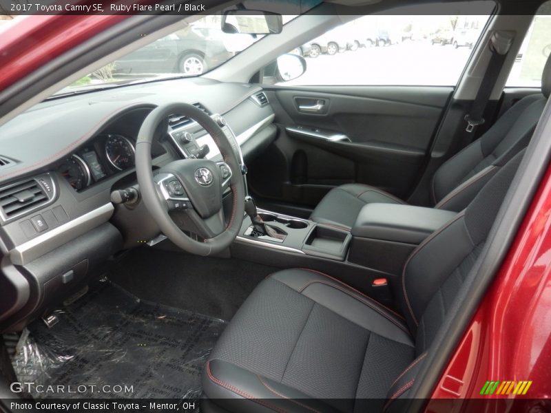Front Seat of 2017 Camry SE
