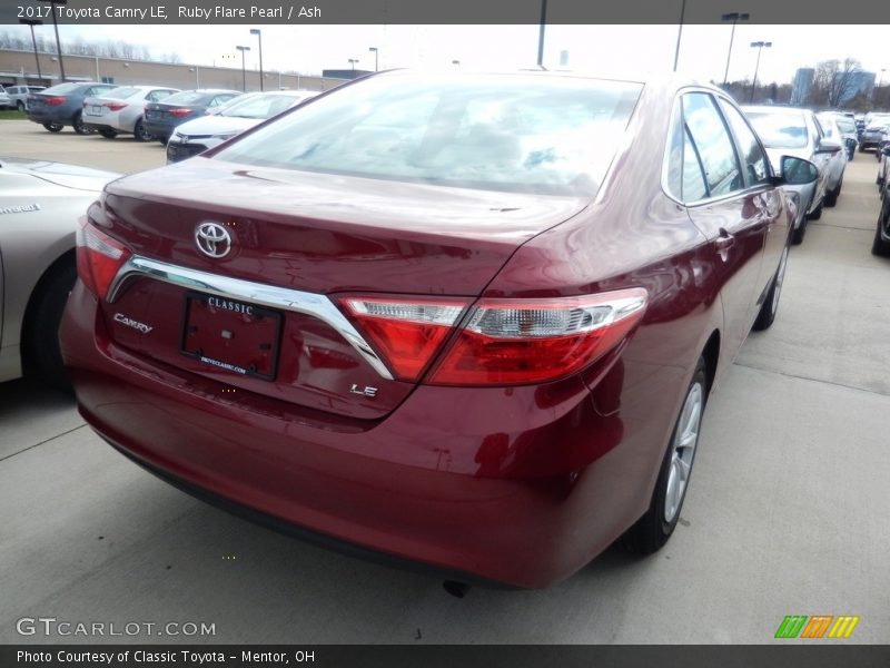 Ruby Flare Pearl / Ash 2017 Toyota Camry LE