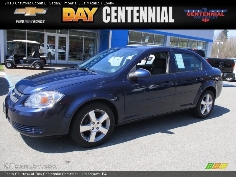 Imperial Blue Metallic / Ebony 2010 Chevrolet Cobalt LT Sedan