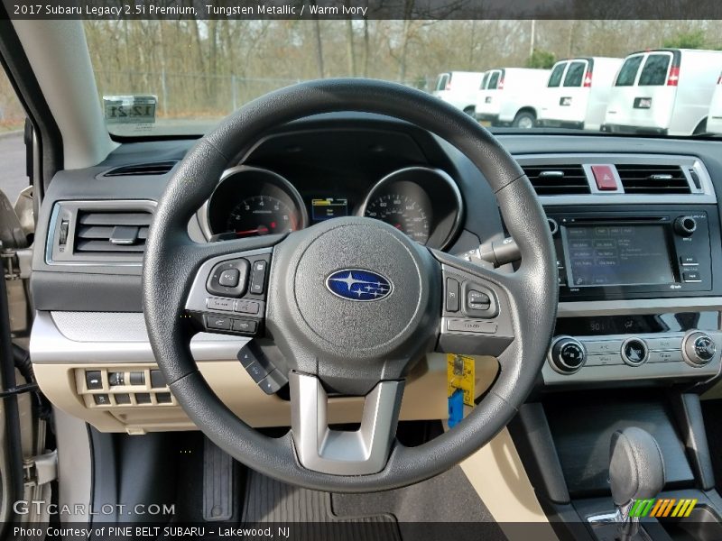 Tungsten Metallic / Warm Ivory 2017 Subaru Legacy 2.5i Premium