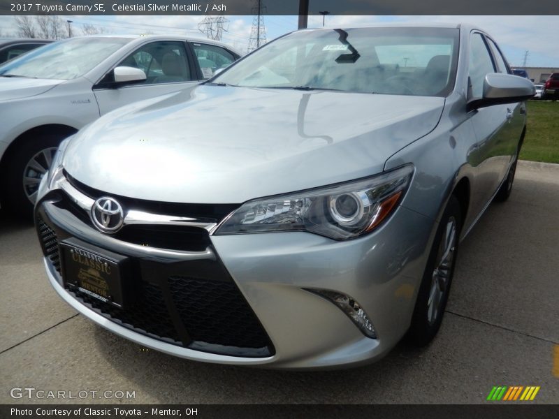 Celestial Silver Metallic / Ash 2017 Toyota Camry SE