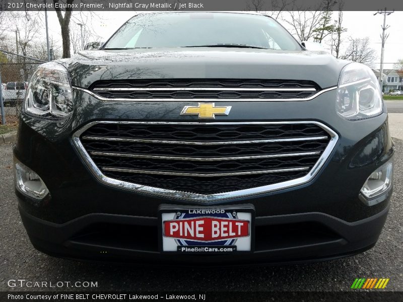 Nightfall Gray Metallic / Jet Black 2017 Chevrolet Equinox Premier
