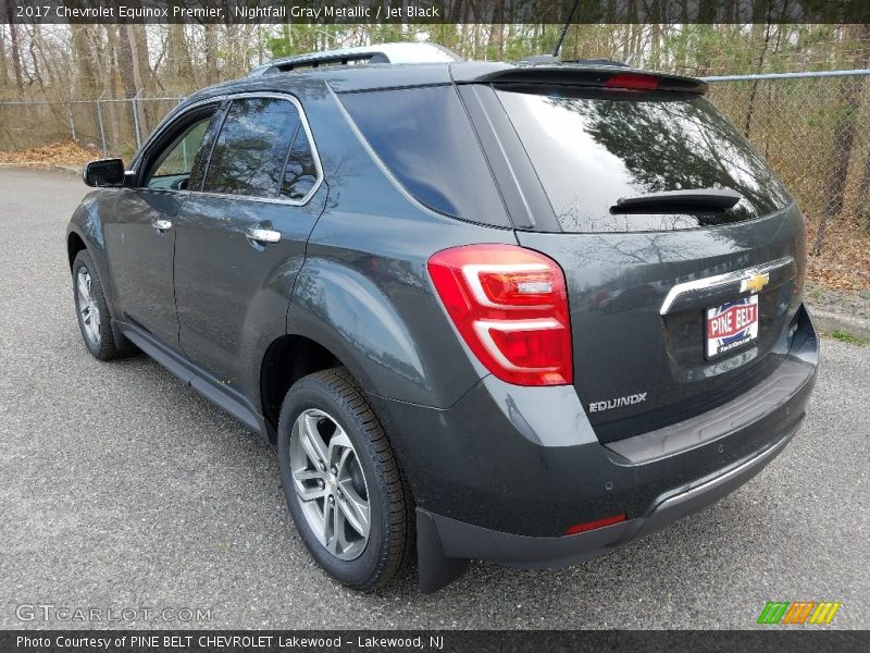Nightfall Gray Metallic / Jet Black 2017 Chevrolet Equinox Premier