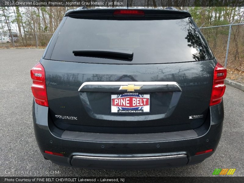 Nightfall Gray Metallic / Jet Black 2017 Chevrolet Equinox Premier