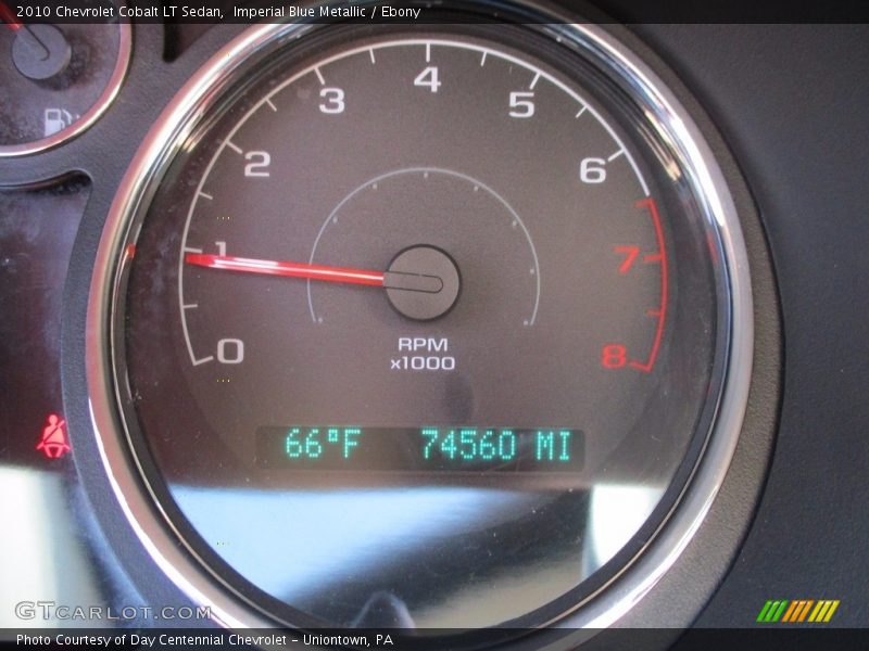 Imperial Blue Metallic / Ebony 2010 Chevrolet Cobalt LT Sedan