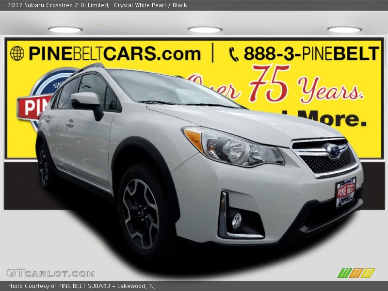 Crystal White Pearl / Black 2017 Subaru Crosstrek 2.0i Limited