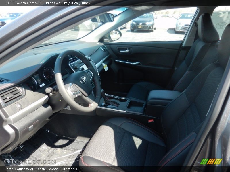 Predawn Gray Mica / Black 2017 Toyota Camry SE