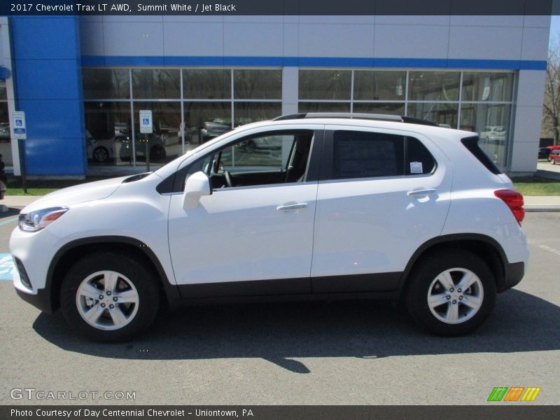 Summit White / Jet Black 2017 Chevrolet Trax LT AWD