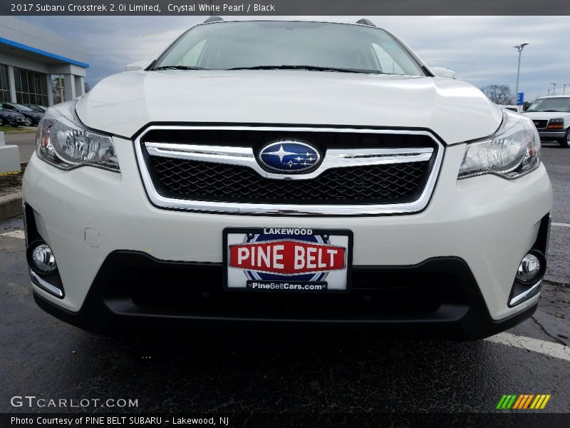 Crystal White Pearl / Black 2017 Subaru Crosstrek 2.0i Limited