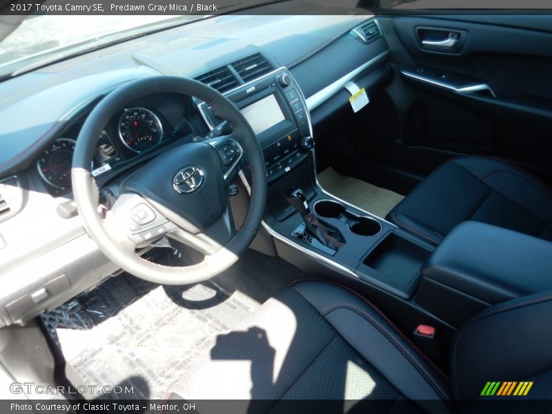 Predawn Gray Mica / Black 2017 Toyota Camry SE