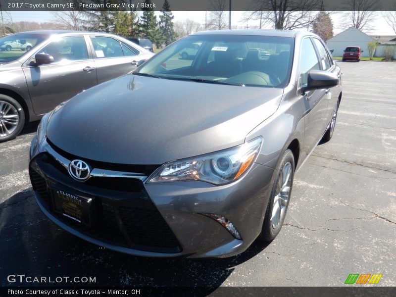 Predawn Gray Mica / Black 2017 Toyota Camry SE