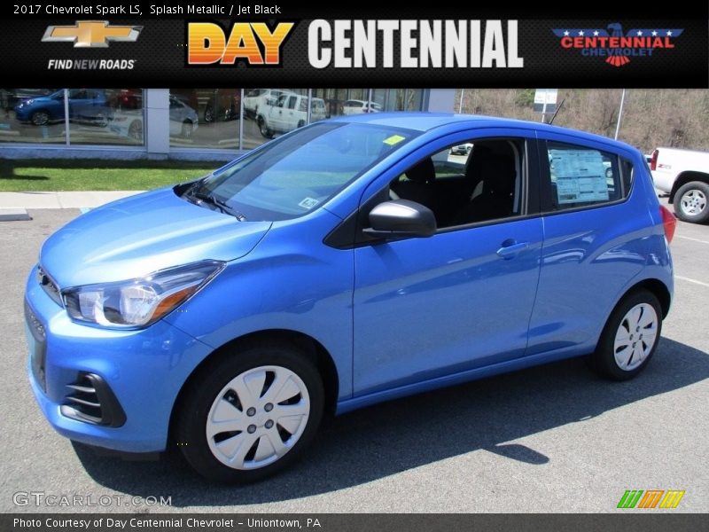 Splash Metallic / Jet Black 2017 Chevrolet Spark LS