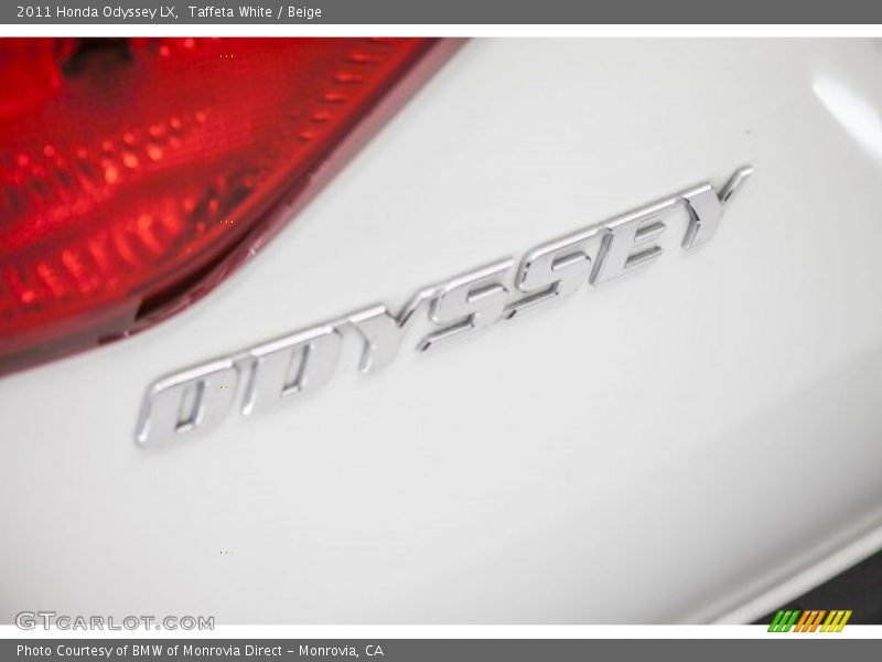 Taffeta White / Beige 2011 Honda Odyssey LX