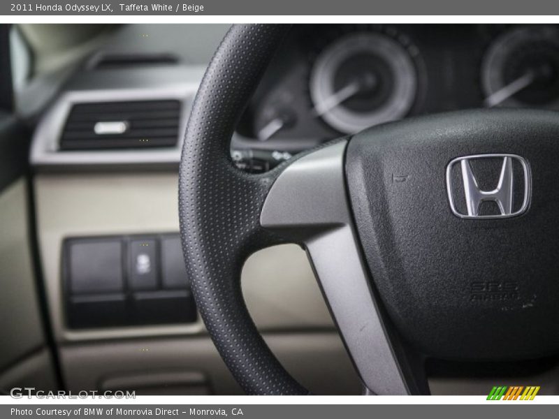 Taffeta White / Beige 2011 Honda Odyssey LX