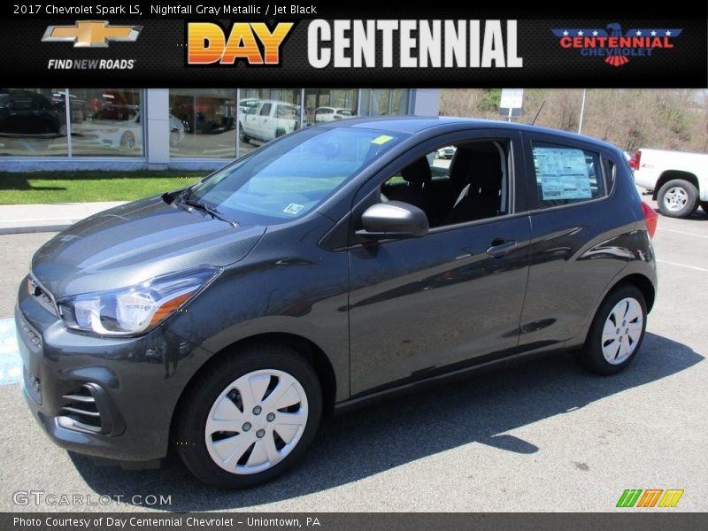 Nightfall Gray Metallic / Jet Black 2017 Chevrolet Spark LS