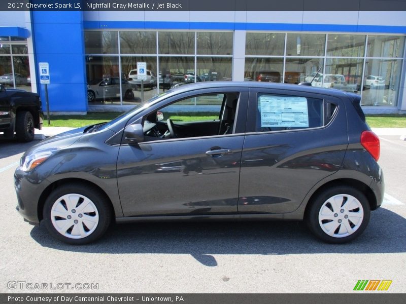Nightfall Gray Metallic / Jet Black 2017 Chevrolet Spark LS