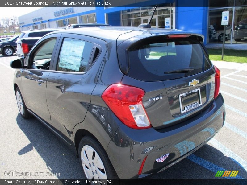 Nightfall Gray Metallic / Jet Black 2017 Chevrolet Spark LS
