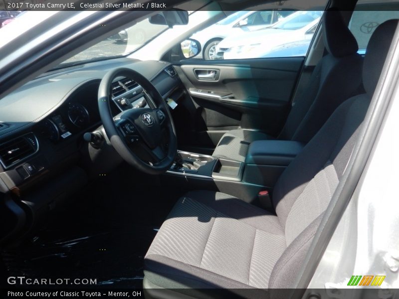 Celestial Silver Metallic / Black 2017 Toyota Camry LE