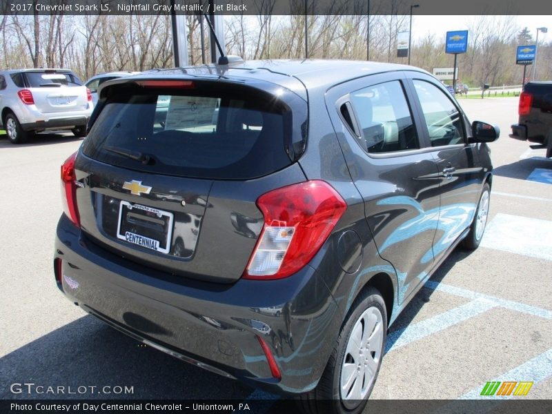 Nightfall Gray Metallic / Jet Black 2017 Chevrolet Spark LS
