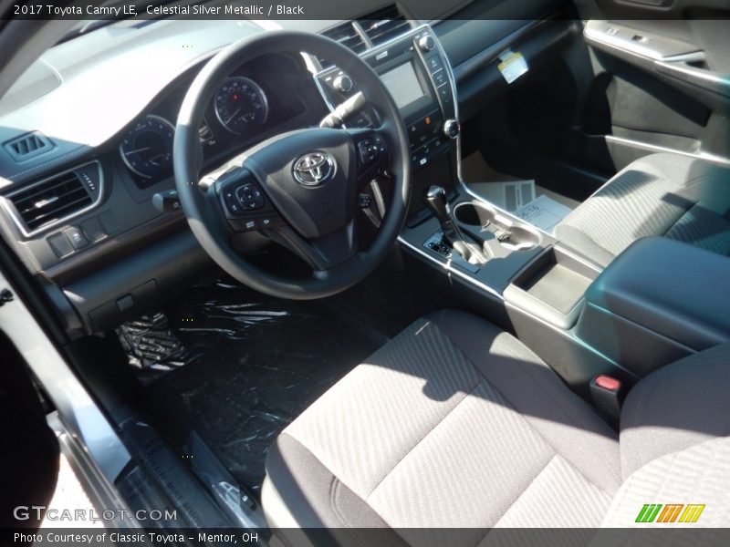 Celestial Silver Metallic / Black 2017 Toyota Camry LE