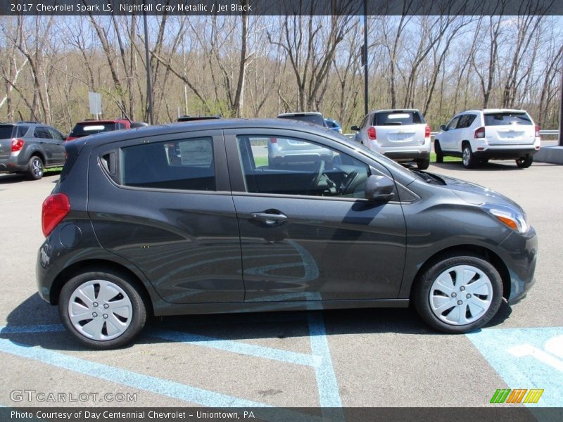 Nightfall Gray Metallic / Jet Black 2017 Chevrolet Spark LS